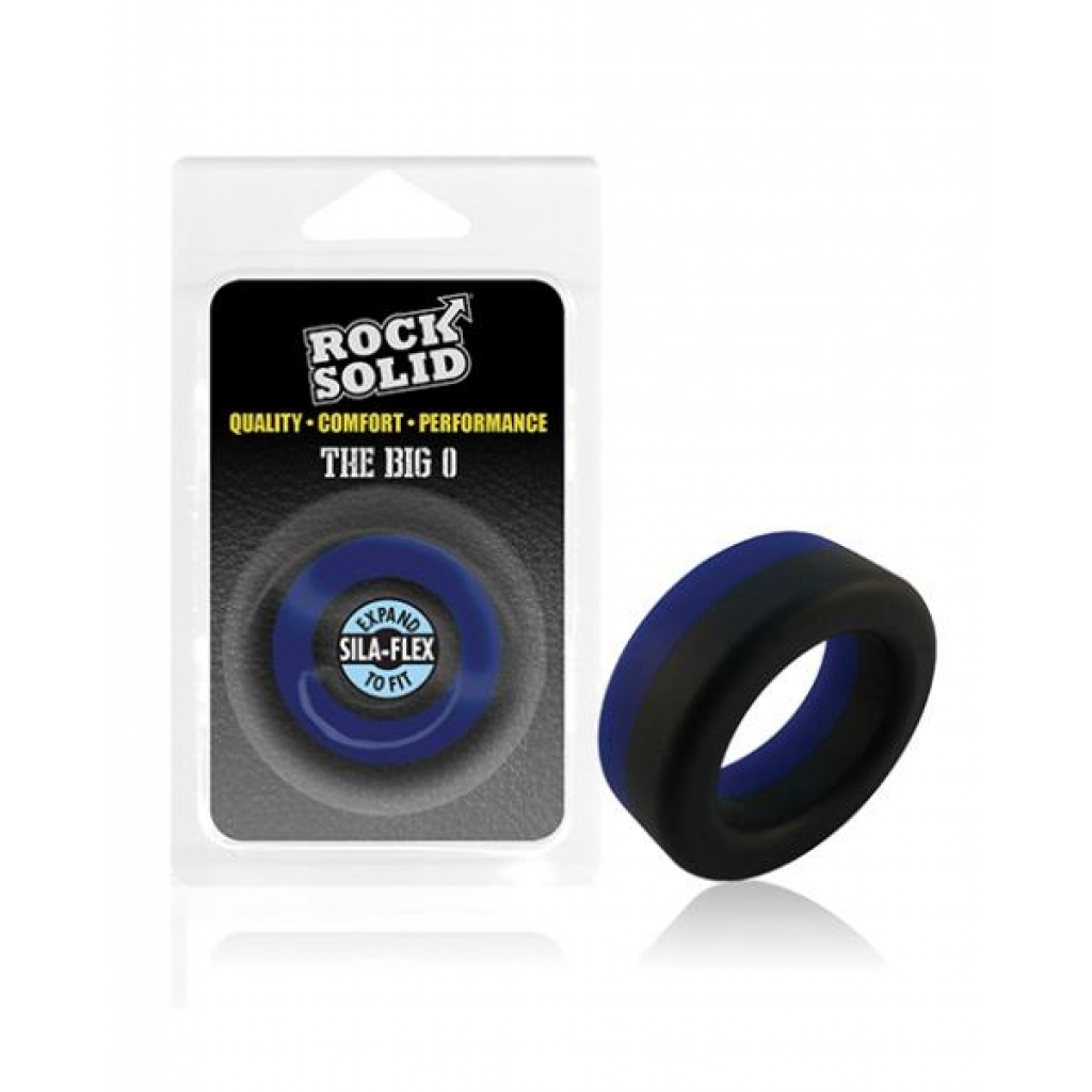 Rock Solid Big O Ring - Black/Blue