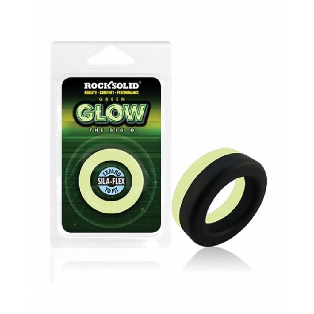 Rock Solid Glow In The Dark Big O Ring - Black/Green