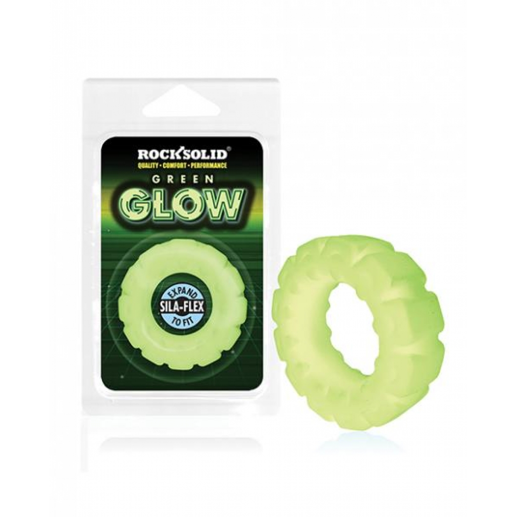 Rock Solid Glow In The Dark The Tire Ring - Green