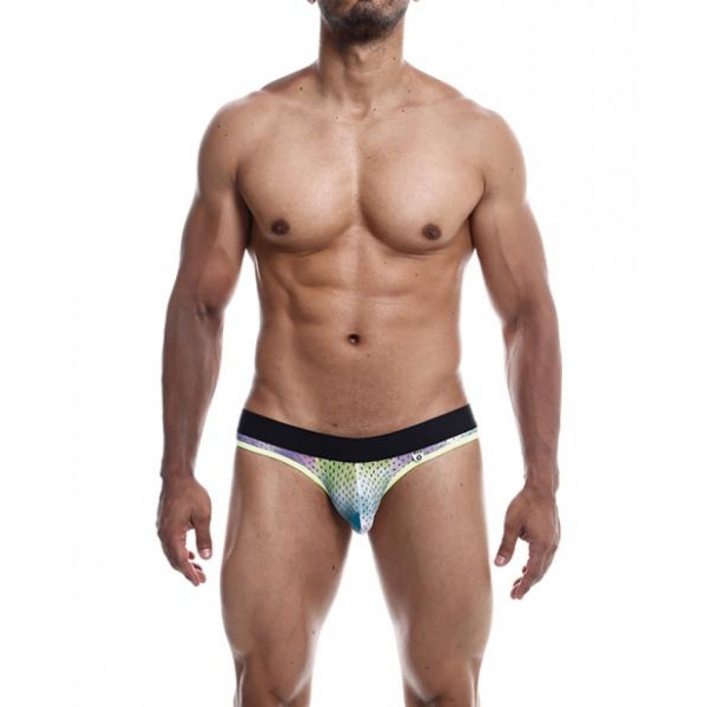 Male Basics Mob Aero Jock - Green Dye Lg