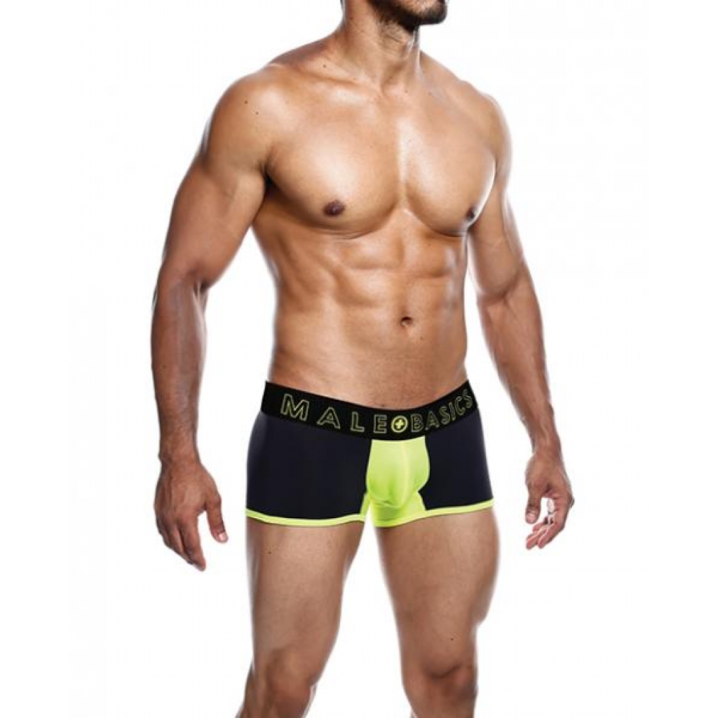 Male Basics Neon Trunk - Vibrant Yellow Size Large