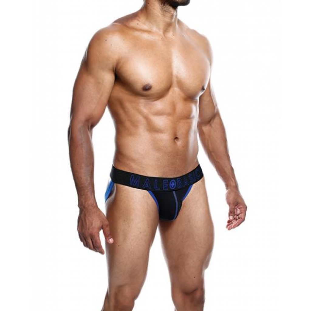 Male Basics Neon Jockstrap - Royal (XL)