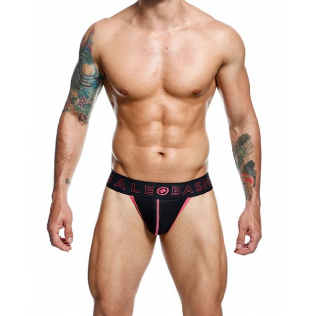 Male Basics Neon Thong - Coral: Bold Expression