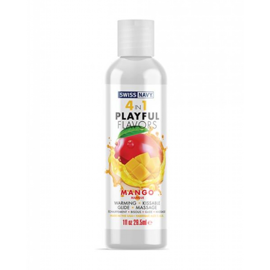 Swiss Navy 4 in 1 Playful Flavors - Mango - 1 Oz