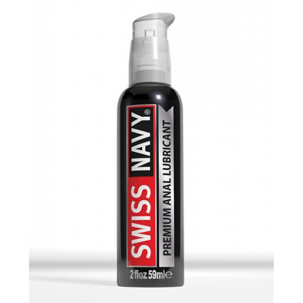 Swiss Navy Premium Silicone-Based Anal Lubricant - 2 Oz