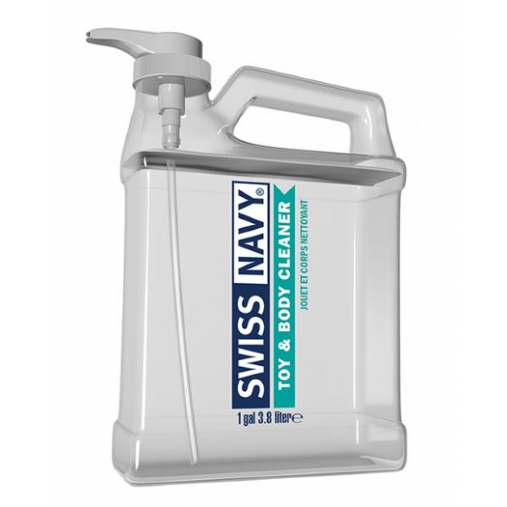 Swiss Navy Toy & Body Cleaner - 1 Gallon Pump