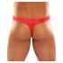 Satin Bong Thong - Red - L/XL