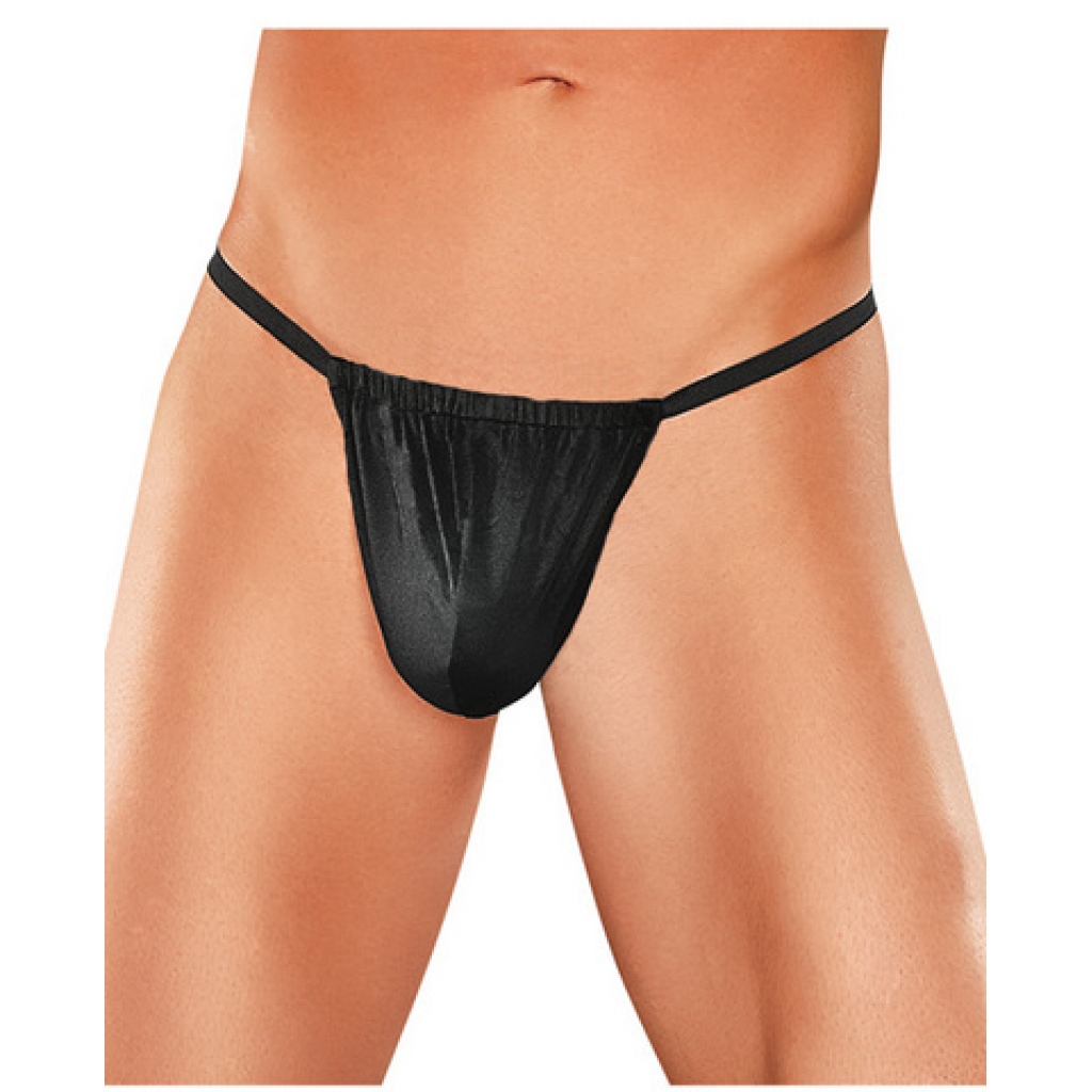 Male Power Posing Thong Black O/S