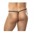 Male Power Posing Thong Black O/S