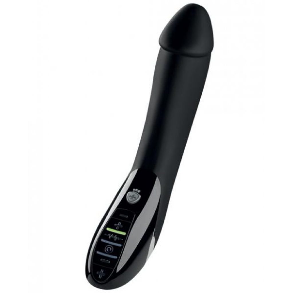 Mystim Tickling Truman Estim Vibrator - Black