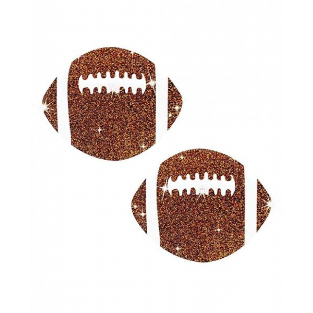 Neva Nude Football Glitter Pasties for Party Vibes