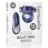 Sensuelle Remote Control Rechargeable Bullet Ring – Blue