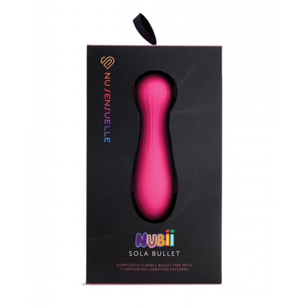 Nu Sensuelle Sola Nubii Flexible Bullet - Pink