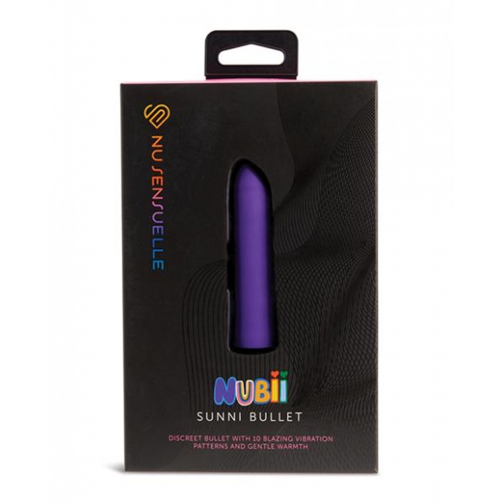 Nu Sensuelle Sunni Nubii Warming Bullet - Purple