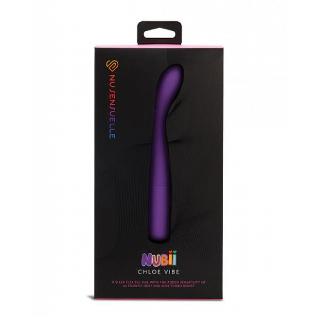 Nu Sensuelle Chloe Nubii G-spot Vibe with Turbo & Heat - Purple