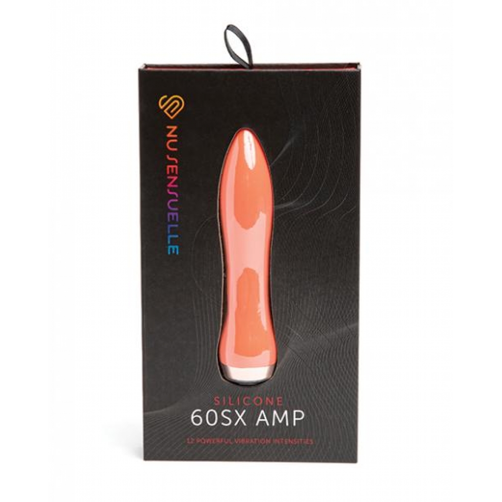 Nu Sensuelle 60sx Amp Silicone Bullet - Coral