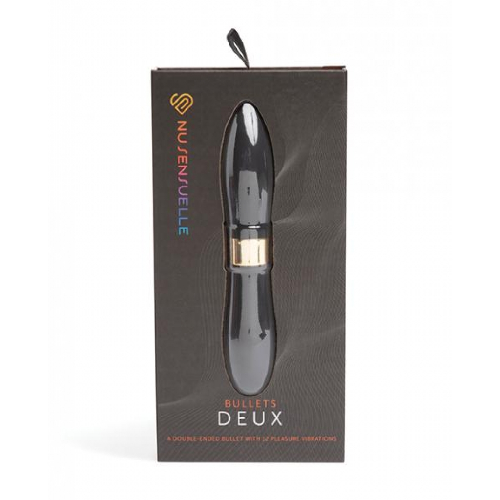 Nu Sensuelle Deux Two-ended Bullet - Black