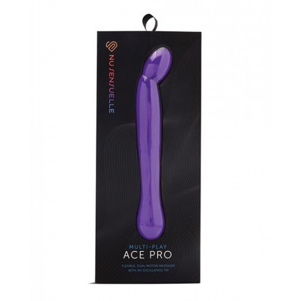 Nu Sensuelle Ace Pro Prostate & G Spot Vibe - Purple