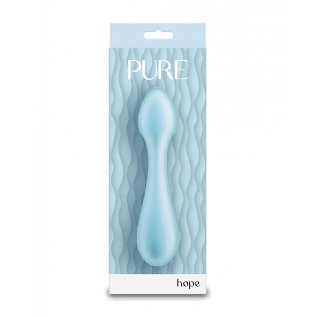 Pure Hope Vibrating Wand - Blue