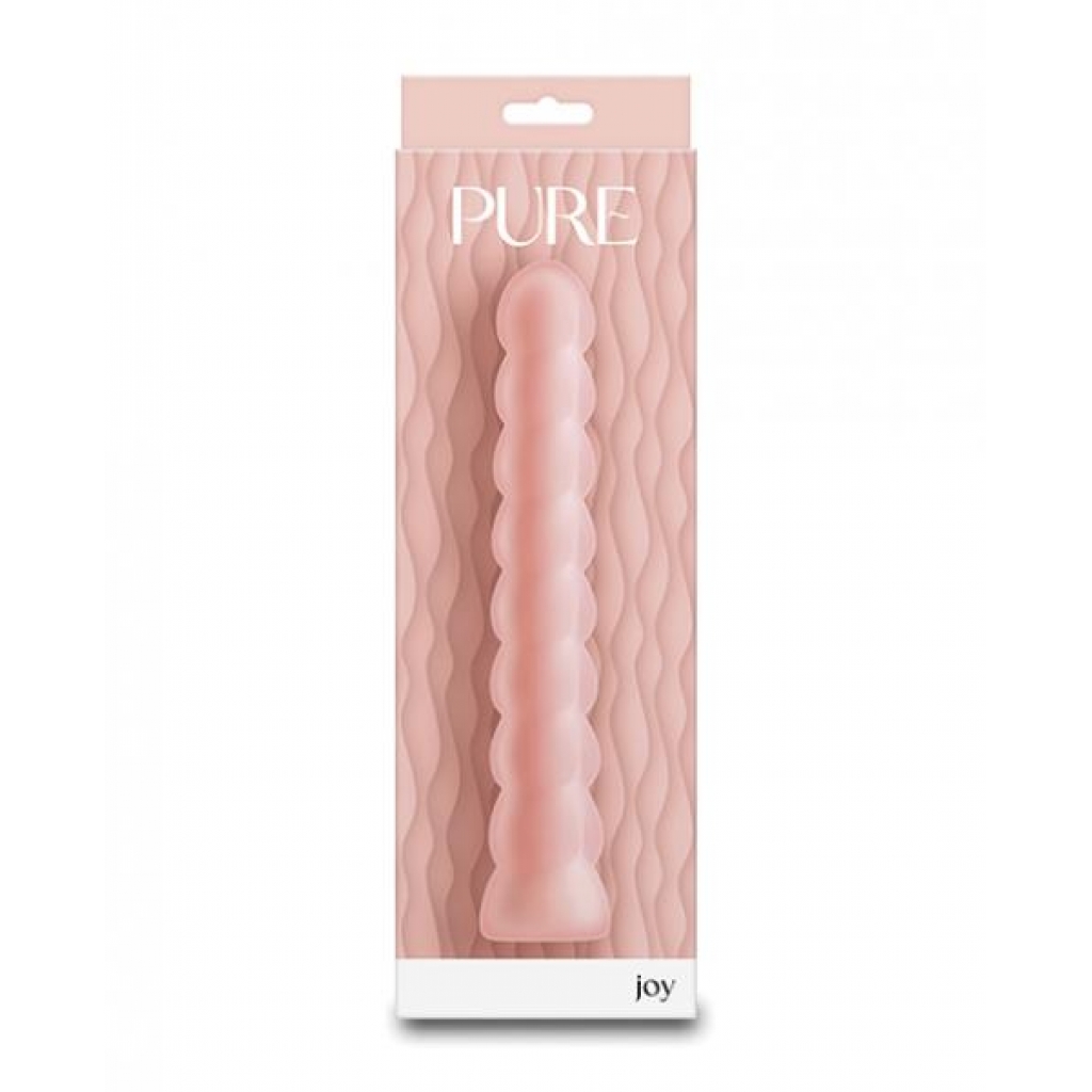 Pure Joy Textured Vibrator - Peach