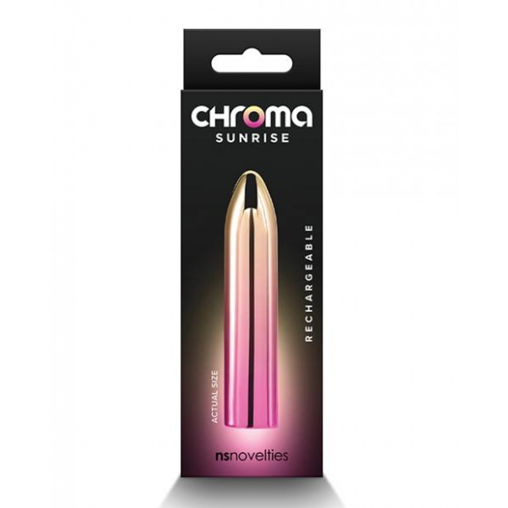 Chroma Sunrise: Medium Pink & Gold Vibrator