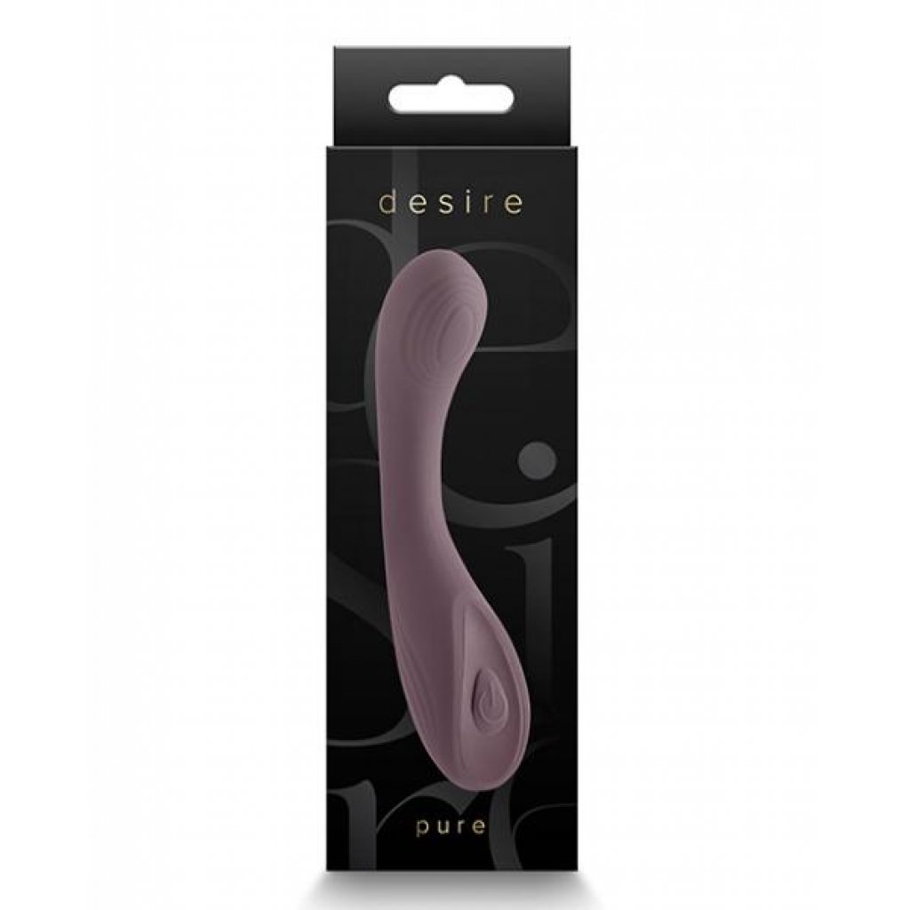 Desire Pure Soft Multispeed Vibrator - Brown