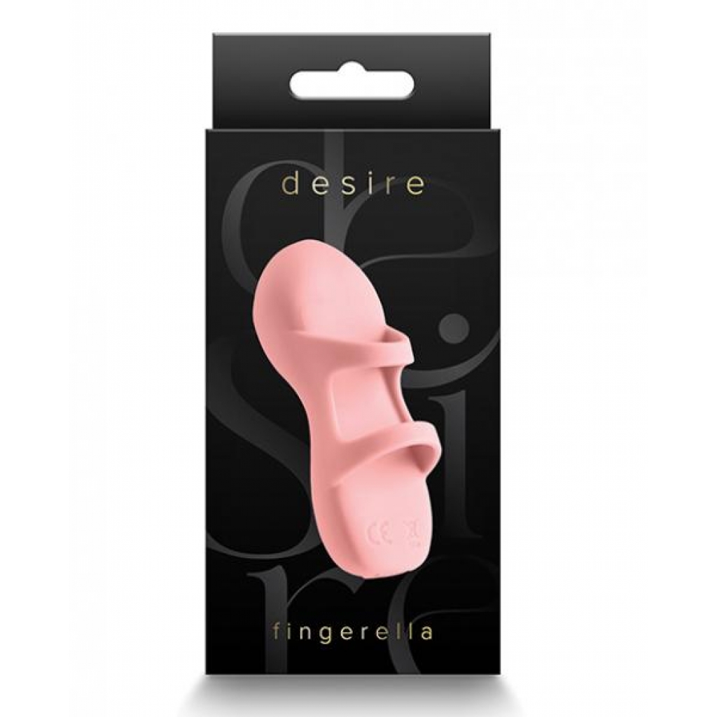 Desire Fingerella Vibrating Finger Massager - Peach