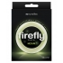 Firefly Halo Glow-in-the-Dark Medium Cock Ring - Clear