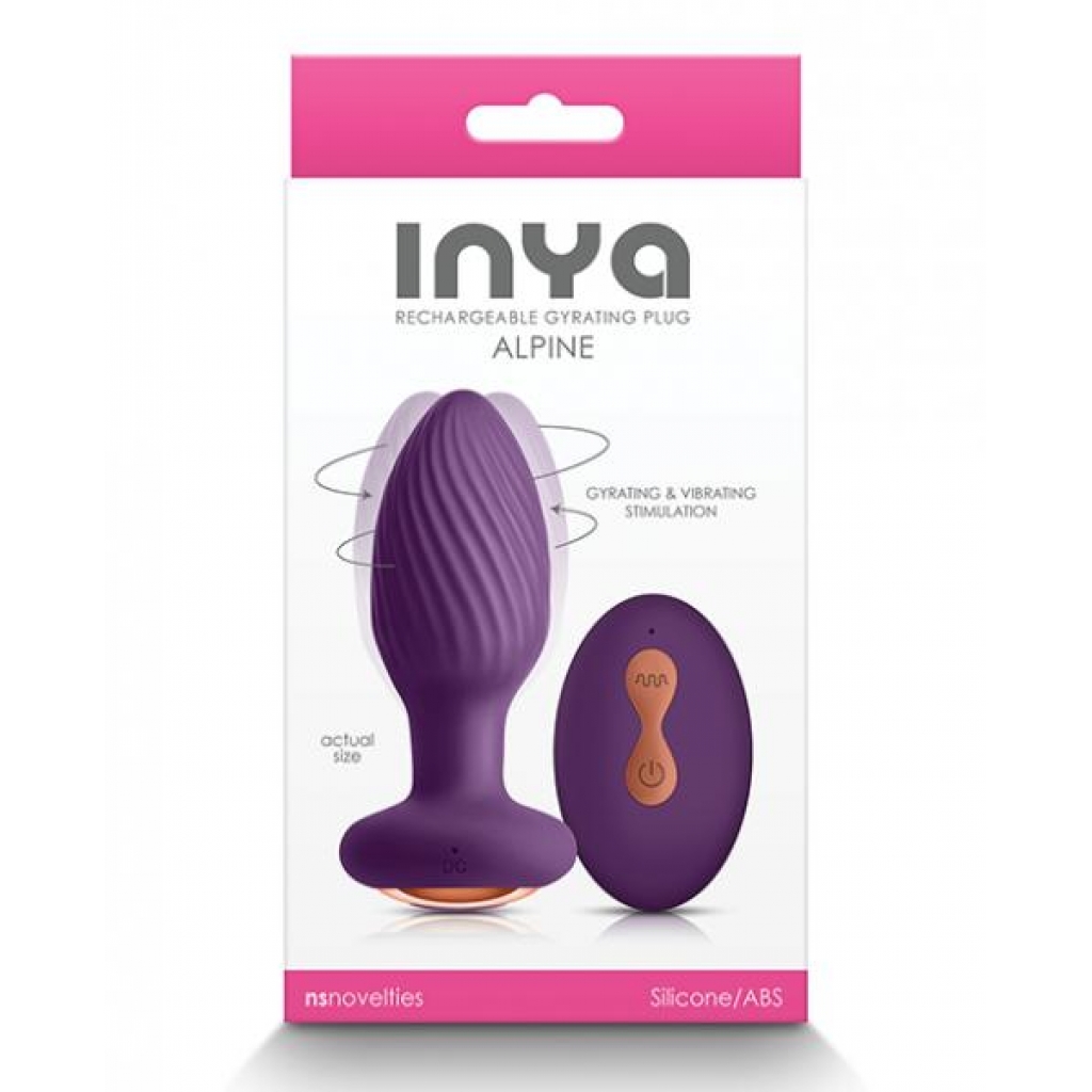 Inya Alpine - Remote Control Gyrating Butt Plug