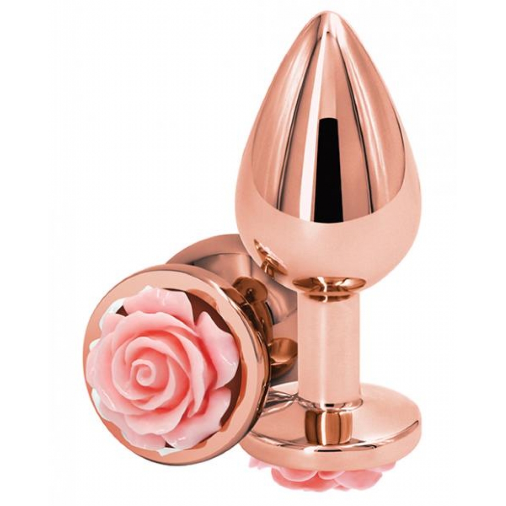 Rear Assets Medium - Pink Rose Anal Toy