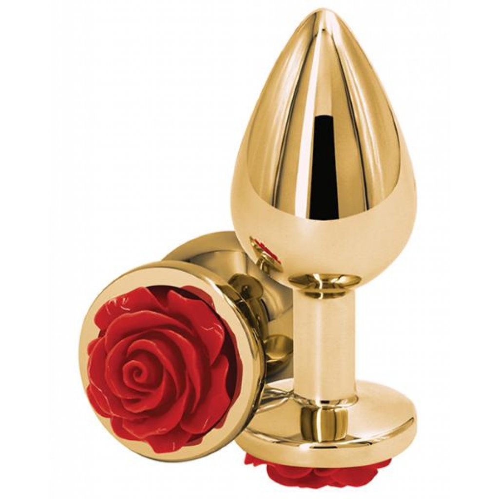 Rear Assets Medium Anal Toy - Red Rose