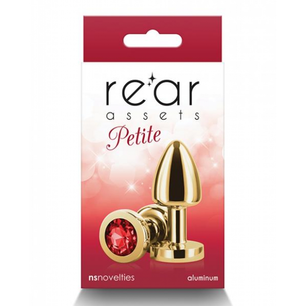 Rear Assets Gold Petite Butt Plug - Red