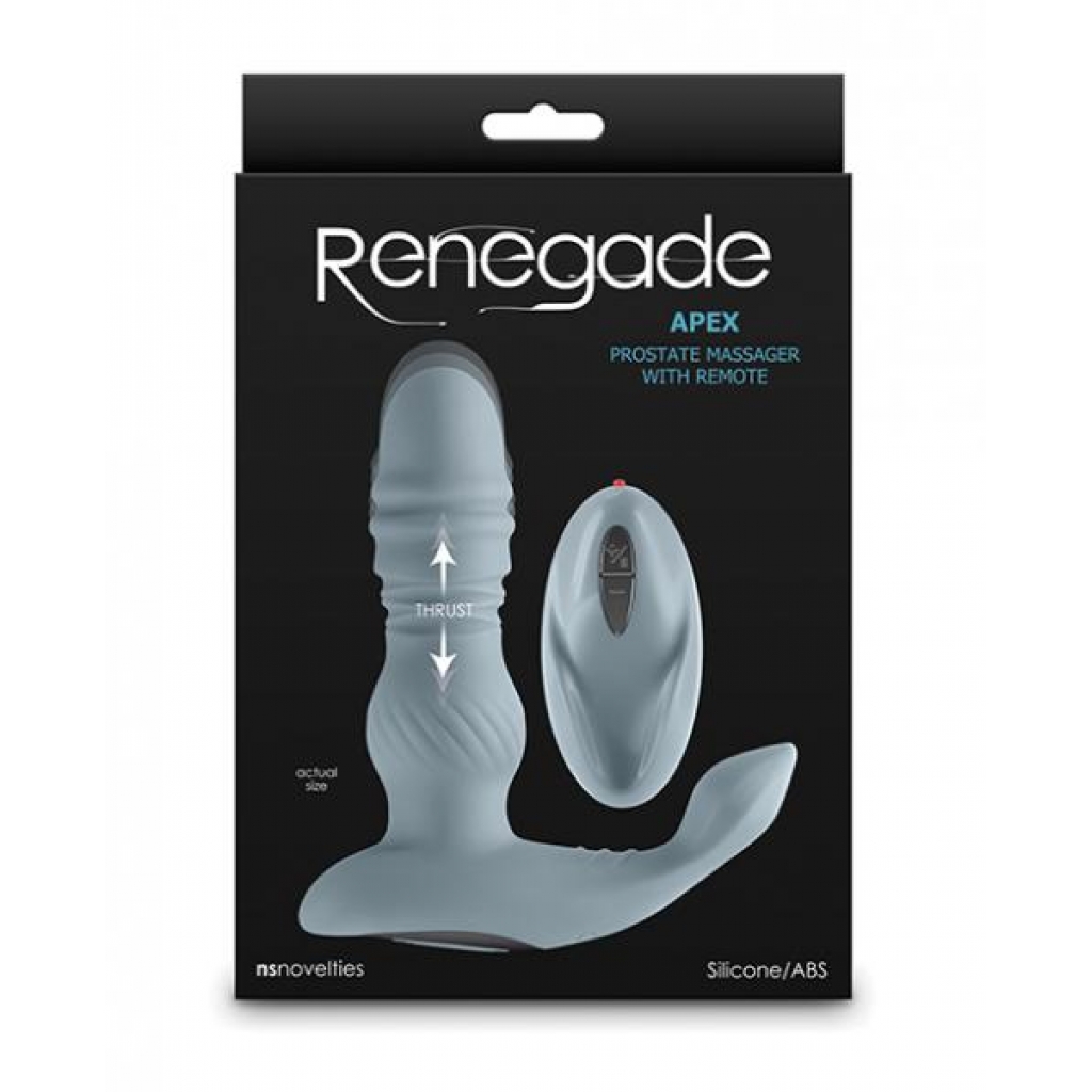 Renegade Apex - Prostate and Testicle Massager - Gray