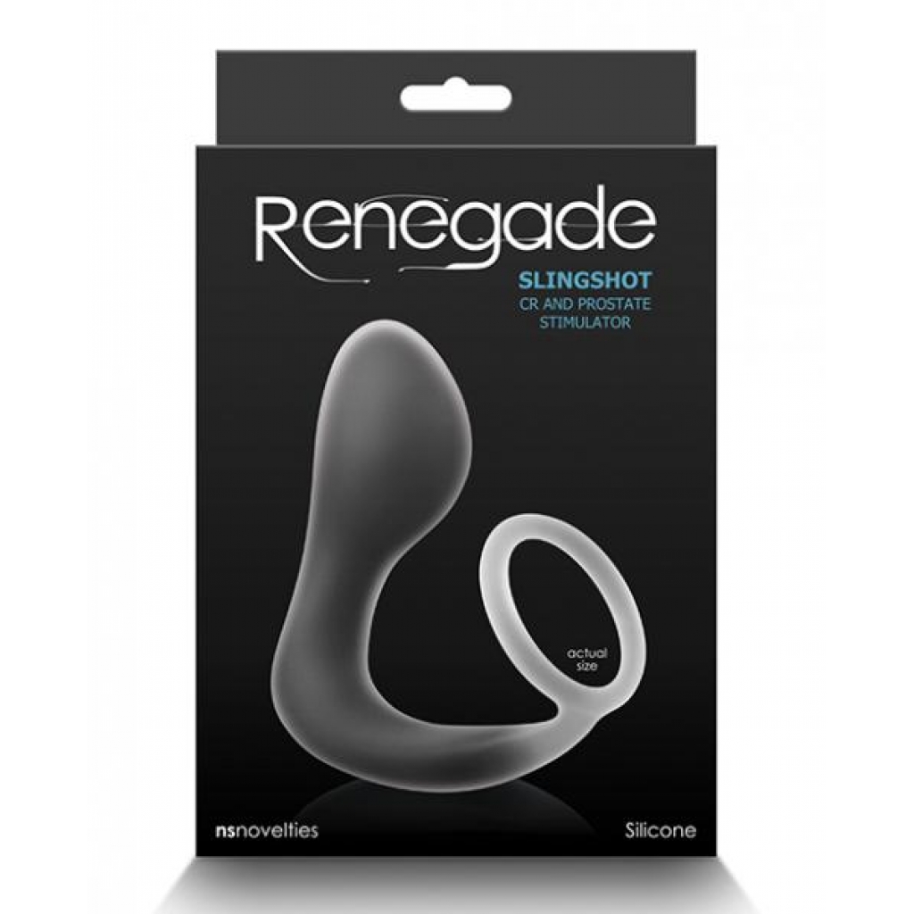 Renegade Slingshot - Black - Wearable Dual Pleasure