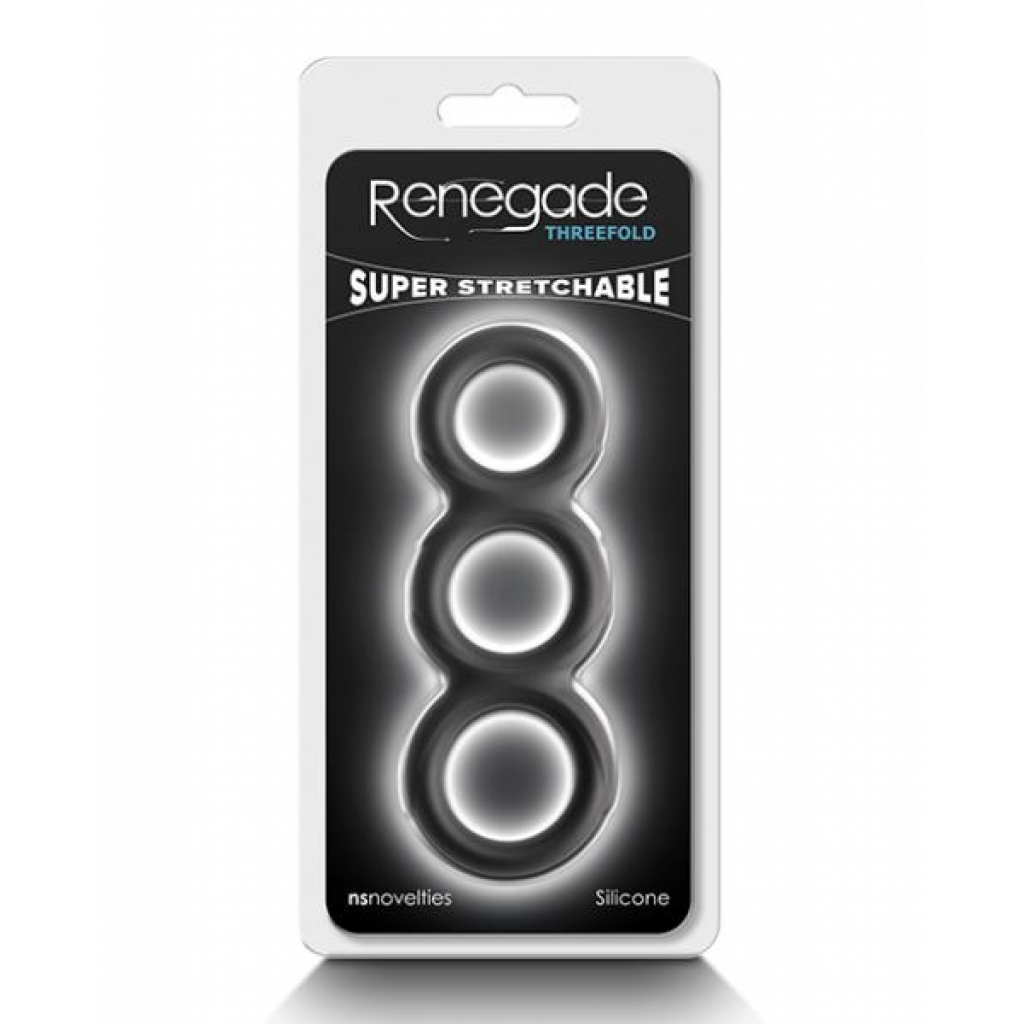 Renegade Threefold Cock Rings - Pack of 2