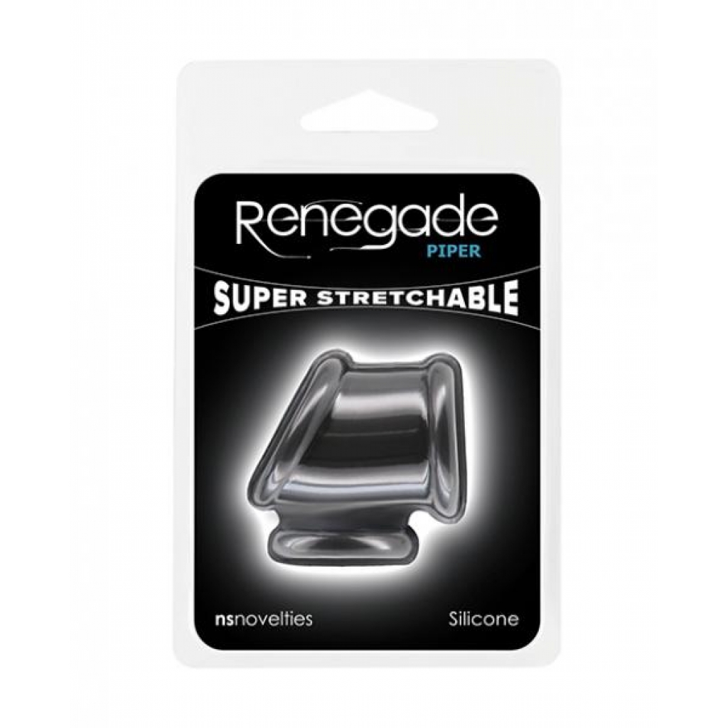 Renegade Piper Cock & Balls Ring - Black