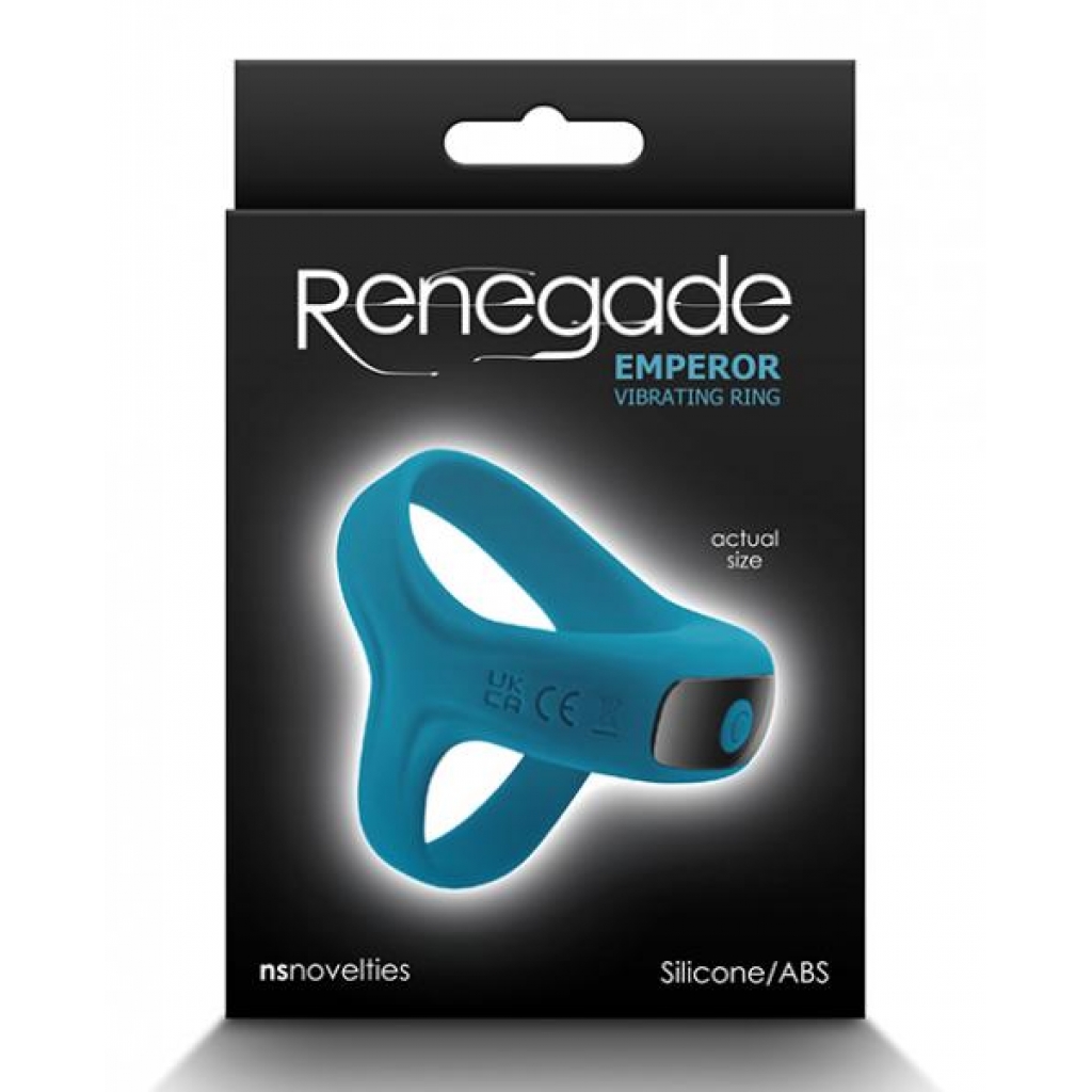 Inya Regal Rechargeable Vibrating Ring - Blue