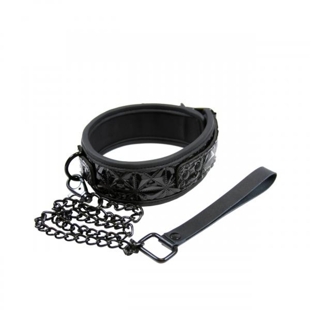 Sinful Black Collar - Stylish Kinky Accessory