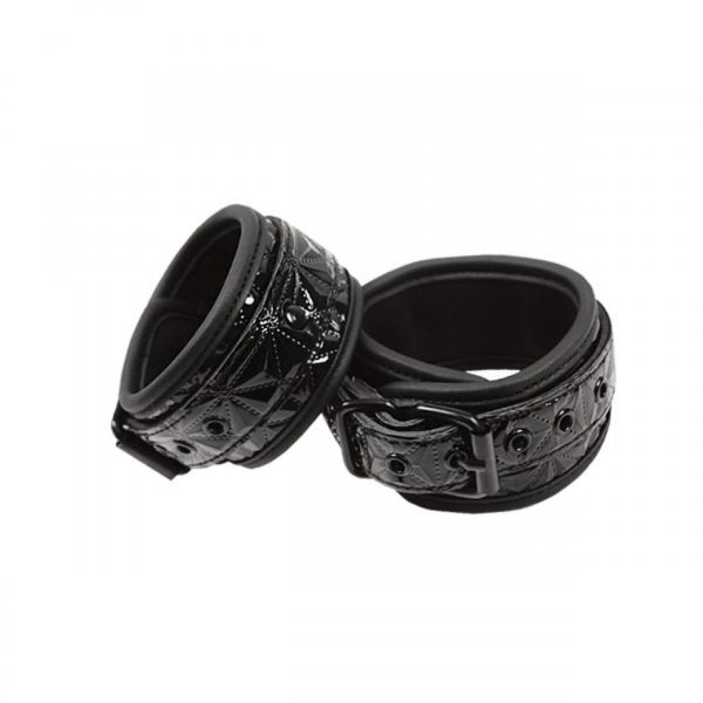 Sinful Black Wrist Cuffs - Affordable Kink Play