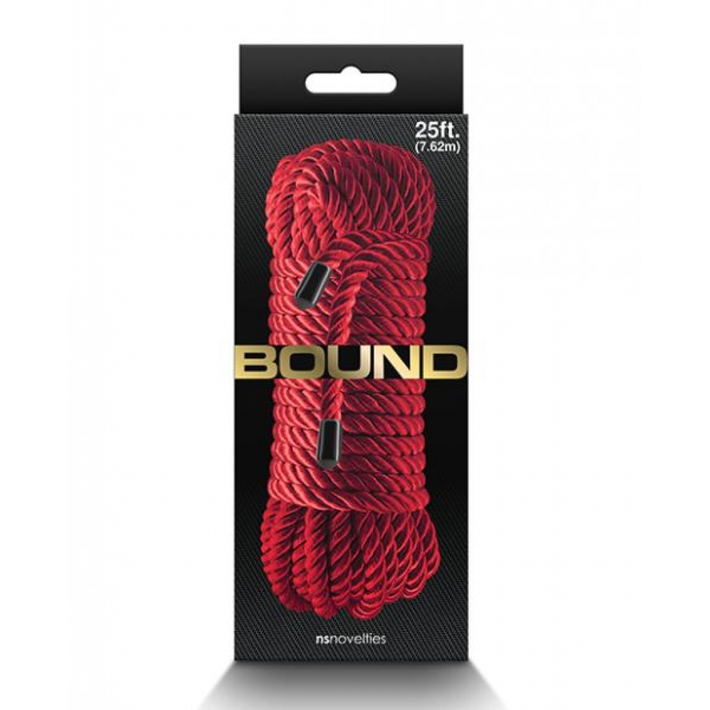 Bound Rope - Red - 25 Feet