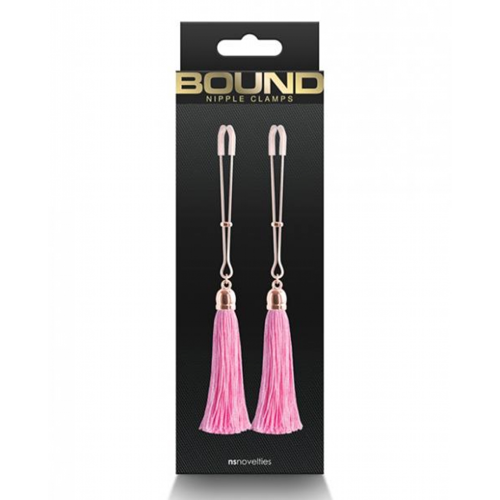 Bound Adjustable Nipple Clamps – Pink