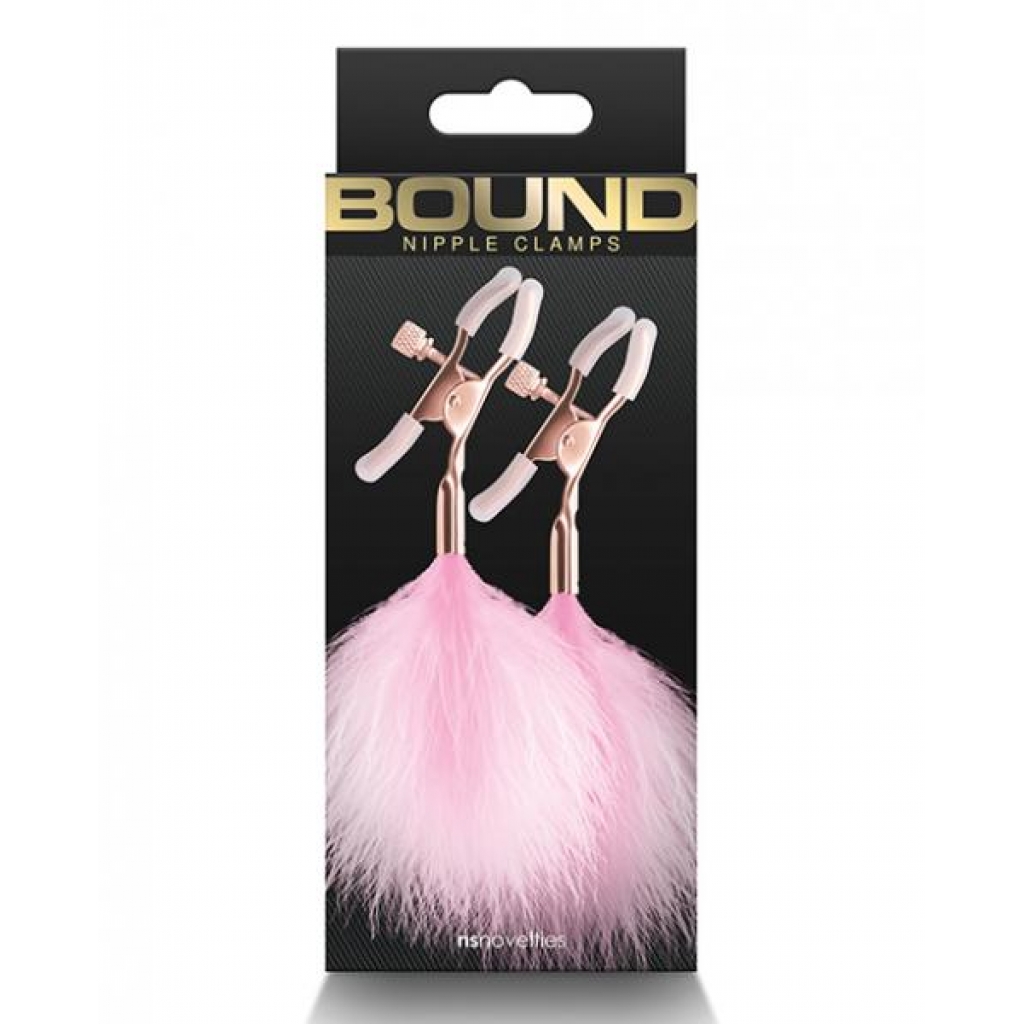 Bound F1 Adjustable Nipple Clamps - Pink