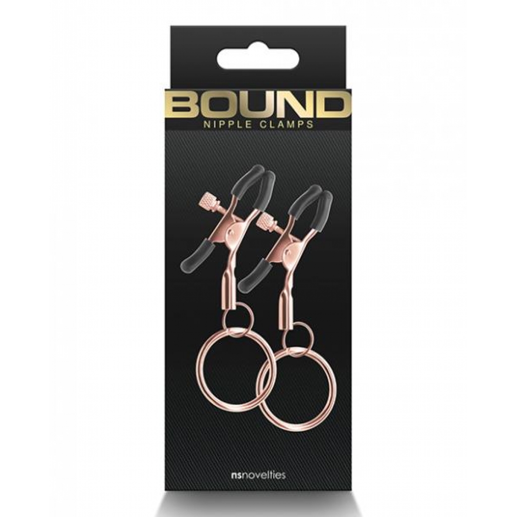 Bound C2 Nipple Clamps - Rose Gold