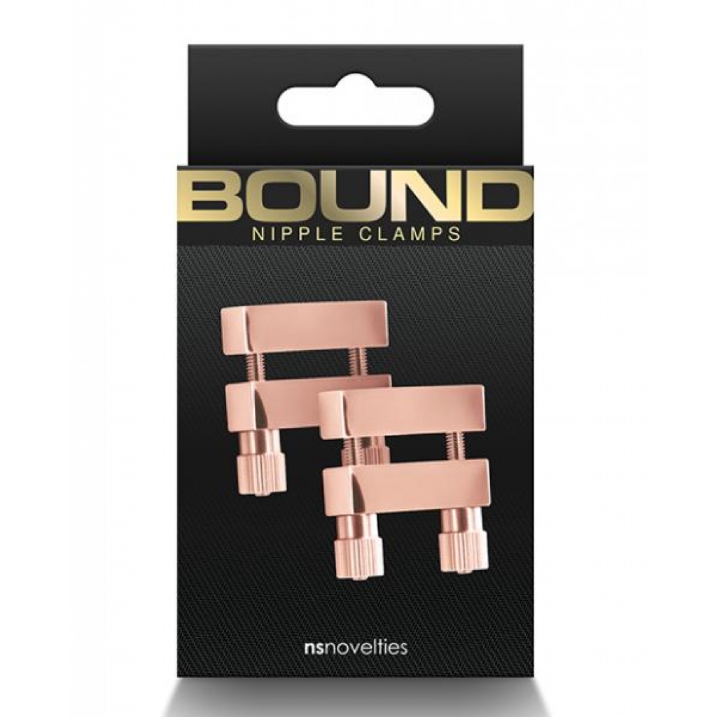 Bound V1 Adjustable Nipple Clamps - Rose Gold