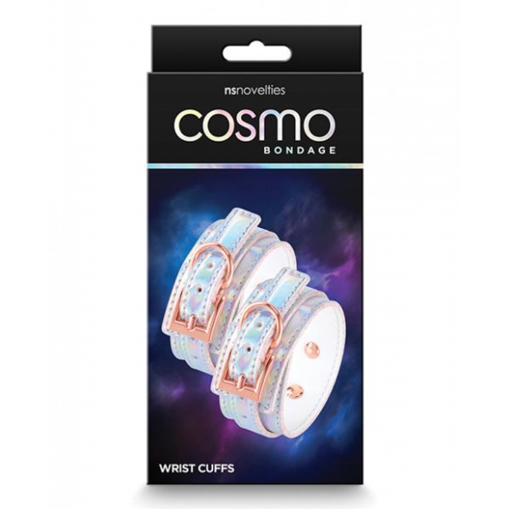 Cosmo Bondage Wrist Cuffs - Rainbow - Ns Novelties Inc.