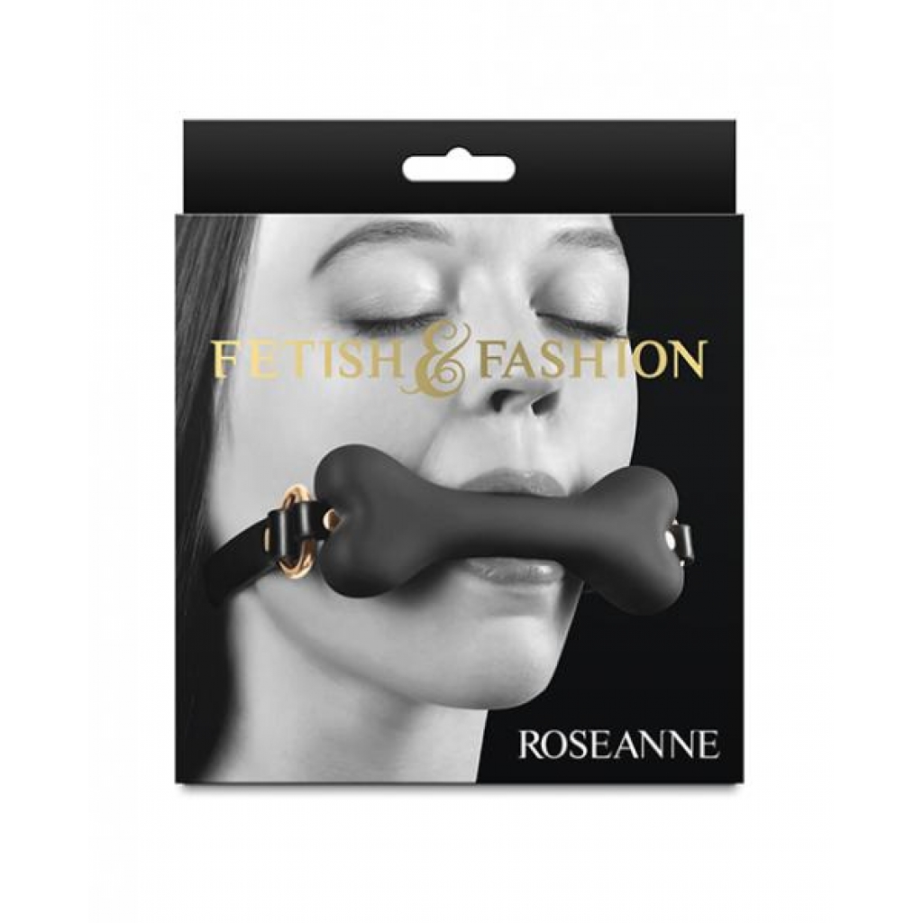 Fetish & Fashion Roseanne Ball Gag - Elegant Black