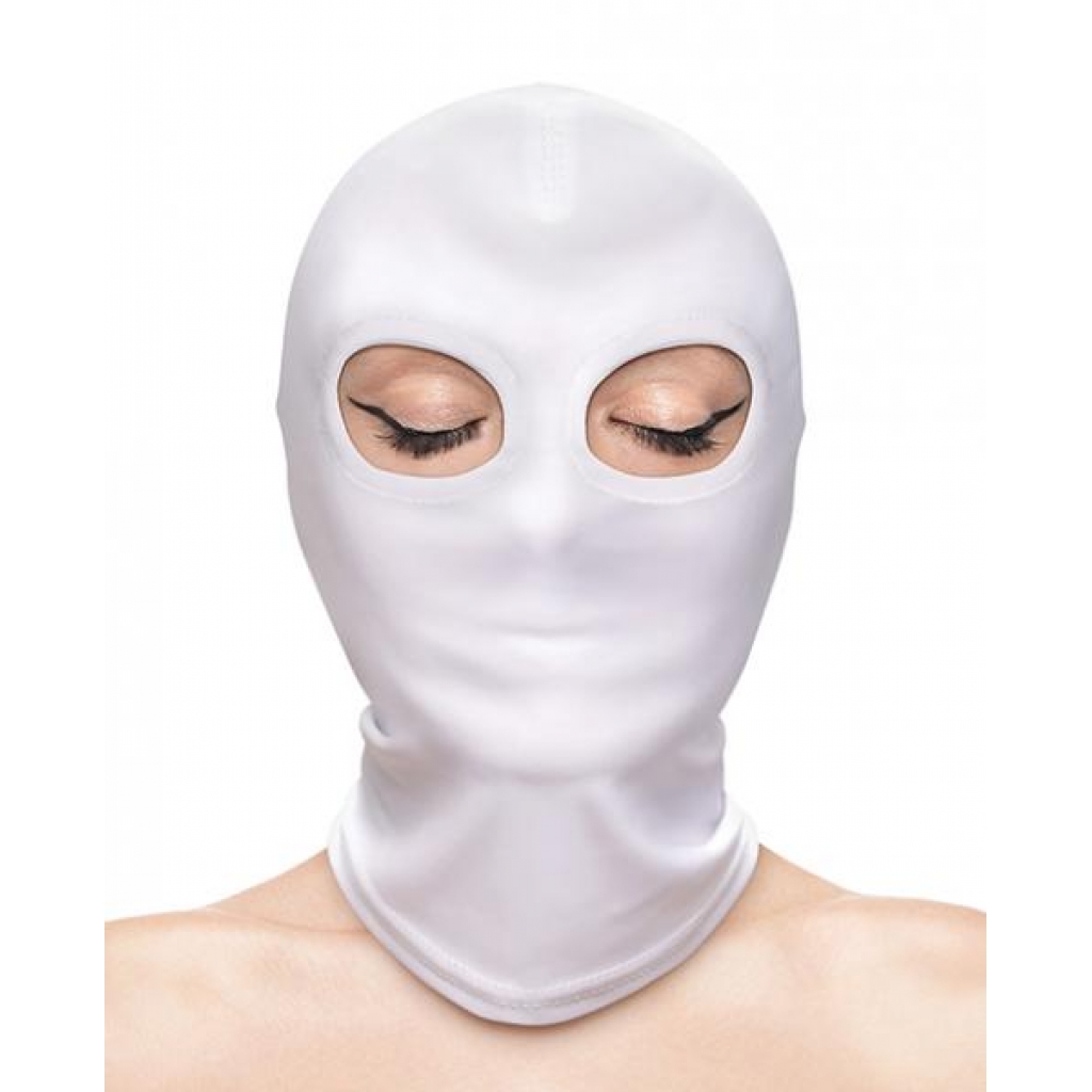 Fetish & Fashion Eyes Hood - White