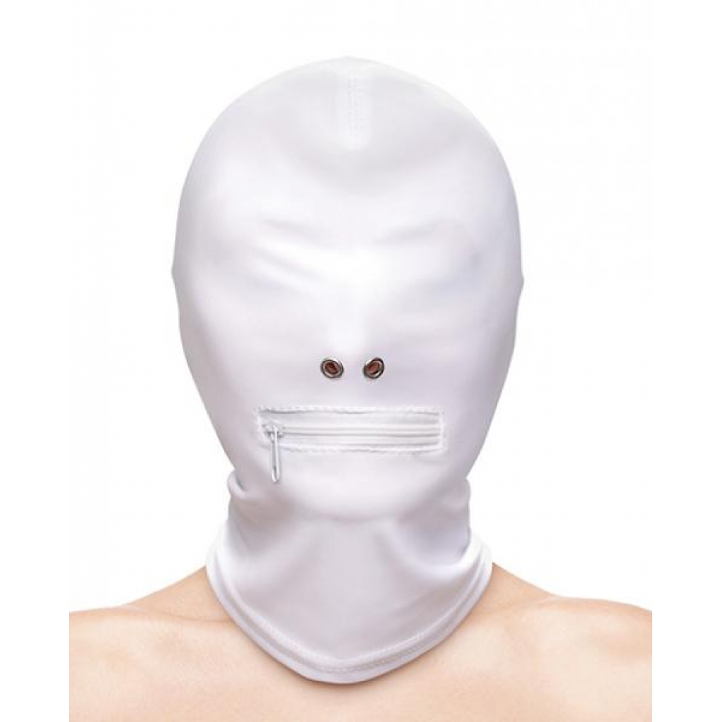 Fetish & Fashion Zippered Mouth Hood