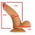 All American Whopper Dildo - 6.5 Inches Beige