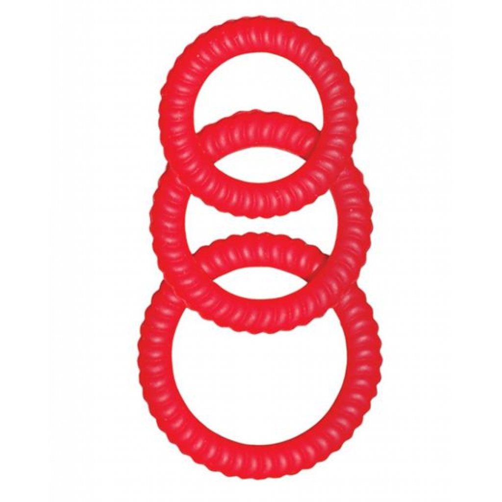 Ram Ultra Cocksweller Cock Rings - Red